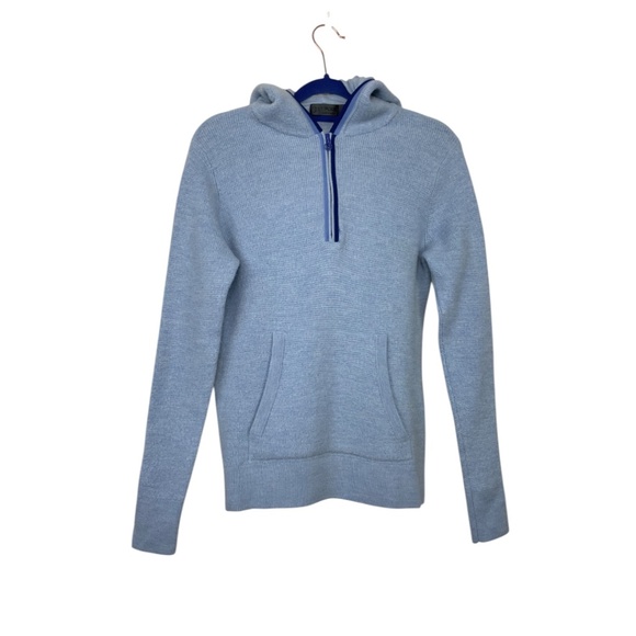 G/FORE Light Blue Hoodie Sweatshirt - Picture 1 of 6